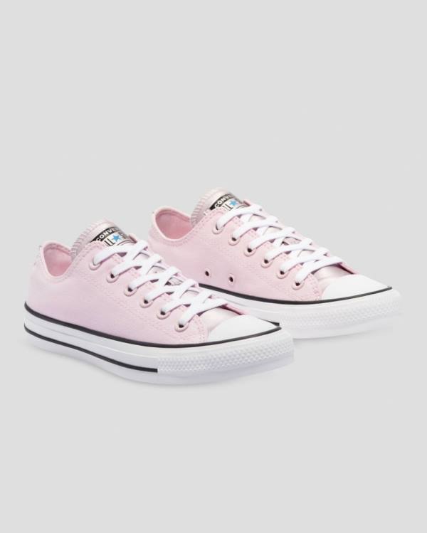 Converse Chuck Taylor All Star Mono Metallic Sneakers Low Lyserød | CV-143HGC