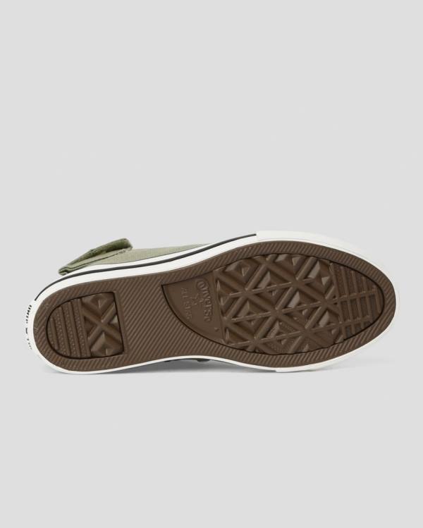 Converse Chuck Taylor All Star Pocket Camp Sneakers High Grøn | CV-563KMC