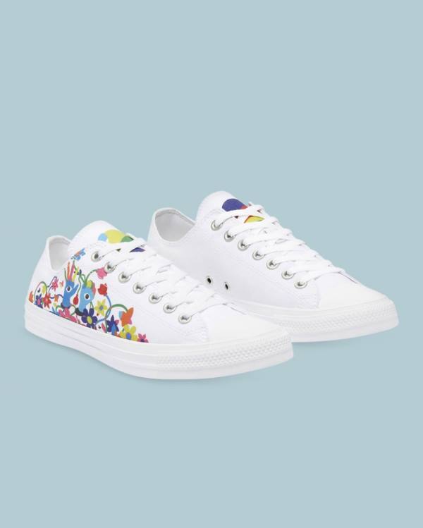 Converse Chuck Taylor All Star Pride Sneakers Low Hvide | CV-175CRO