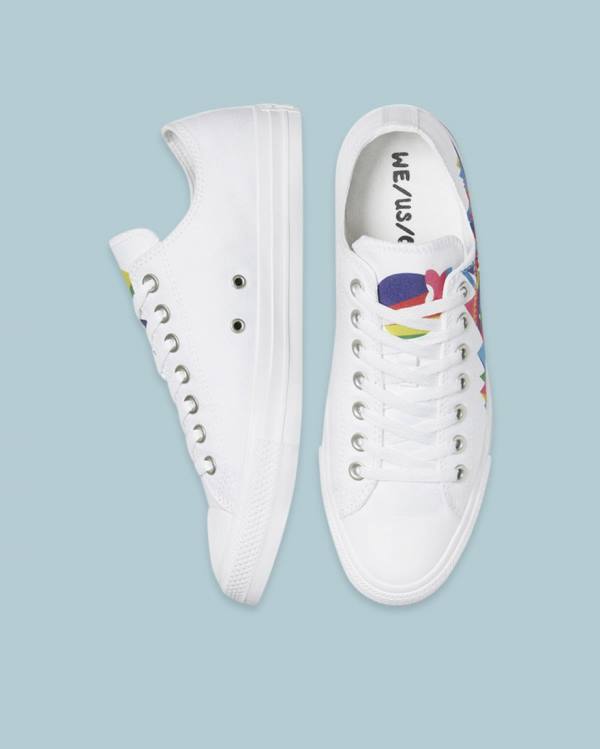 Converse Chuck Taylor All Star Pride Sneakers Low Hvide | CV-368OIV