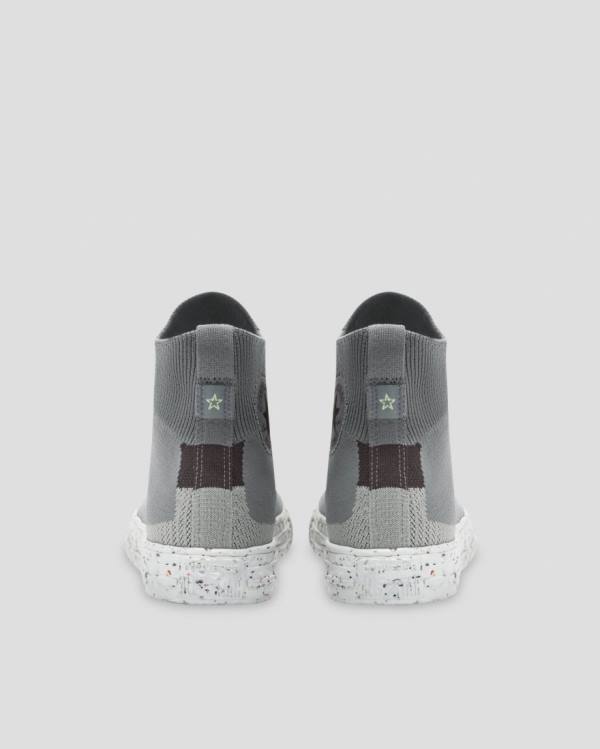 Converse Chuck Taylor All Star Renew Crater Knit Sneakers High Grå | CV-583QRB