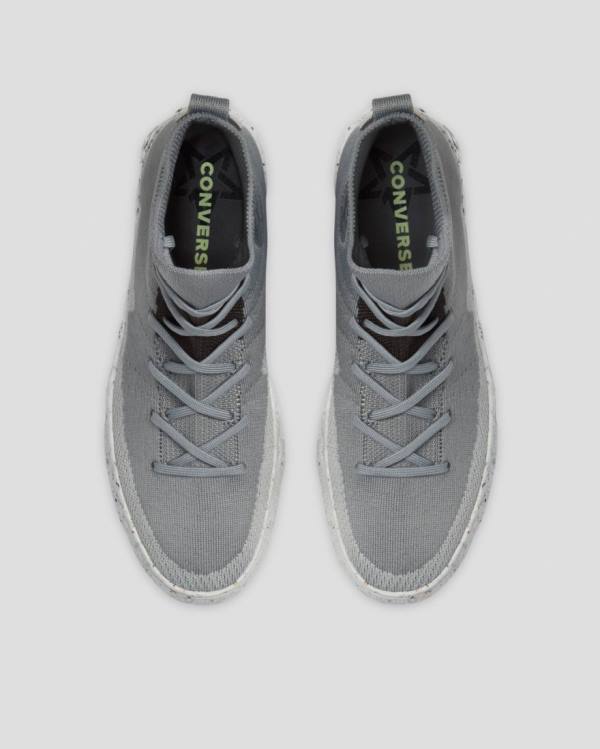 Converse Chuck Taylor All Star Renew Crater Knit Sneakers High Grå | CV-583QRB