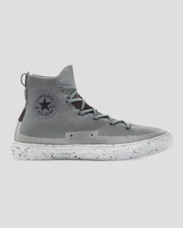 Converse Chuck Taylor All Star Renew Crater Knit Sneakers High Grå | CV-583QRB
