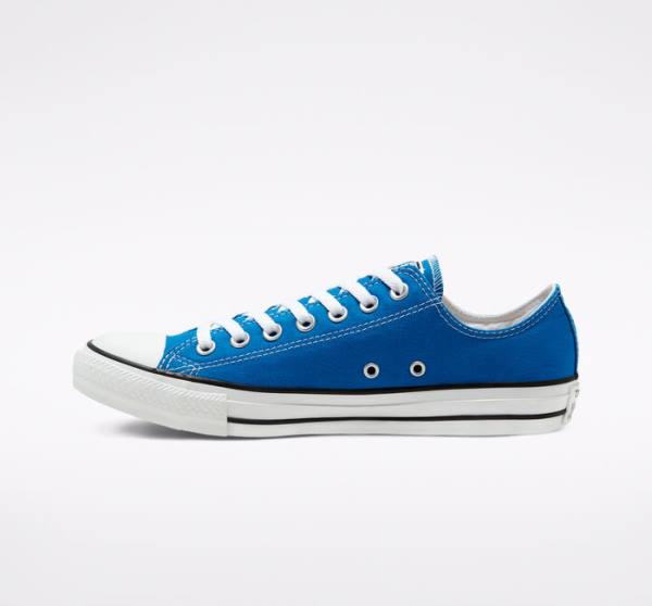 Converse Chuck Taylor All Star Seasonal Color Sneakers Low Blå | CV-071EMG