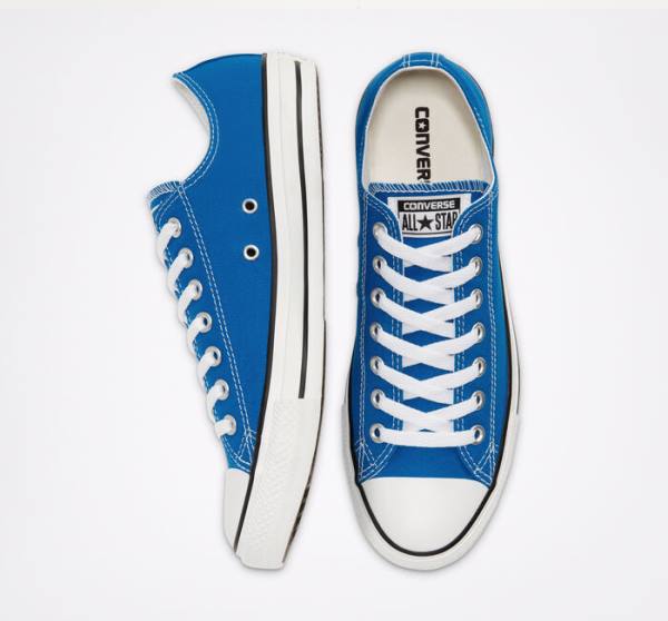 Converse Chuck Taylor All Star Seasonal Color Sneakers Low Blå | CV-071EMG