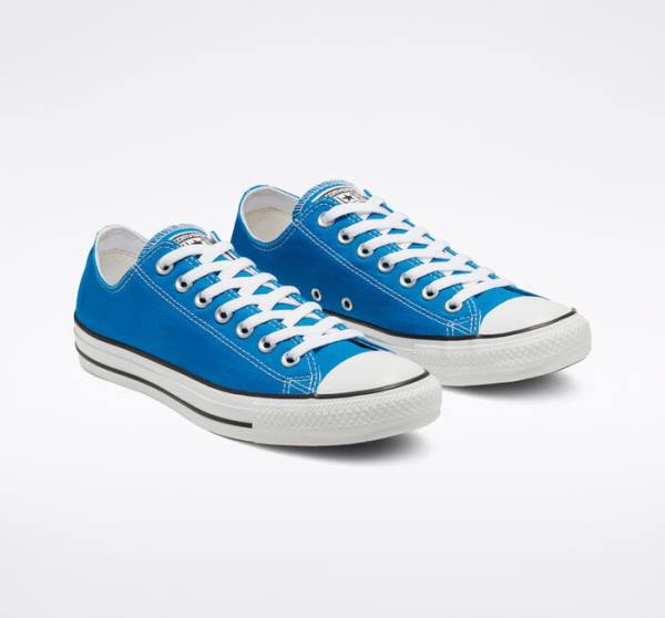 Converse Chuck Taylor All Star Seasonal Color Sneakers Low Blå | CV-071EMG