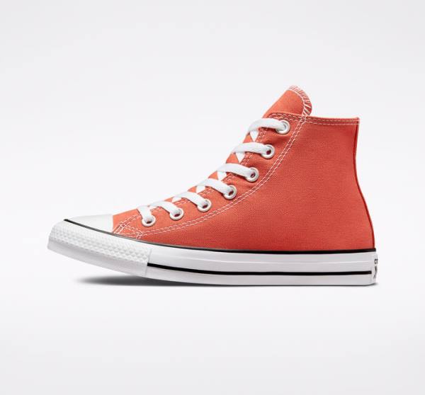 Converse Chuck Taylor All Star Seasonal Color Sneakers High Orange | CV-617CVY