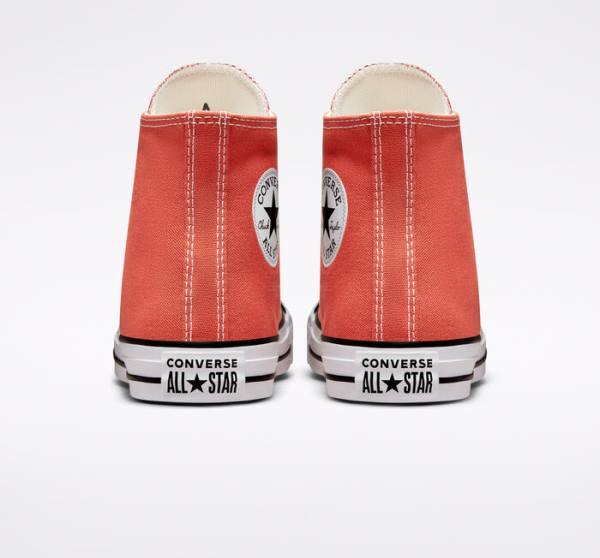 Converse Chuck Taylor All Star Seasonal Color Sneakers High Orange | CV-617CVY