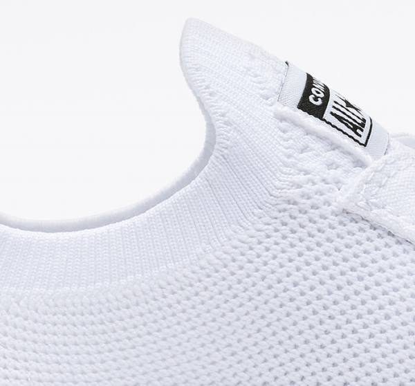 Converse Chuck Taylor All Star Shoreline Knit Slip Sneakers Low Hvide Sort Hvide | CV-639YIS