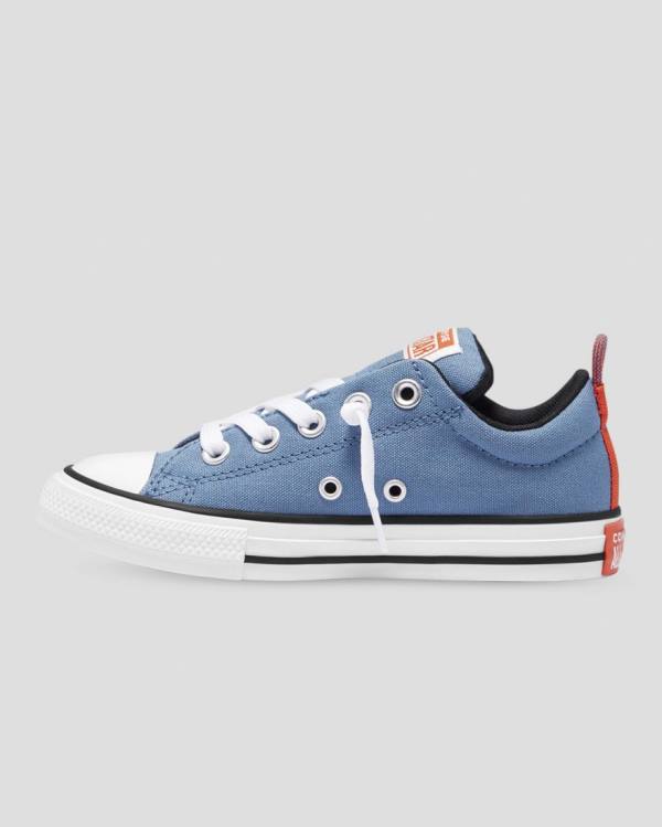 Converse Chuck Taylor All Star Street Slip Sneakers Low Blå | CV-726UQY