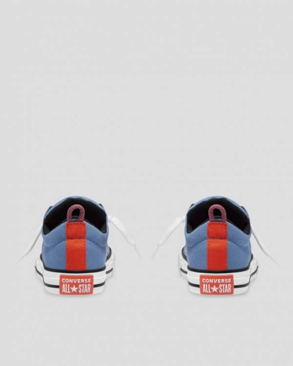 Converse Chuck Taylor All Star Street Slip Sneakers Low Blå | CV-726UQY