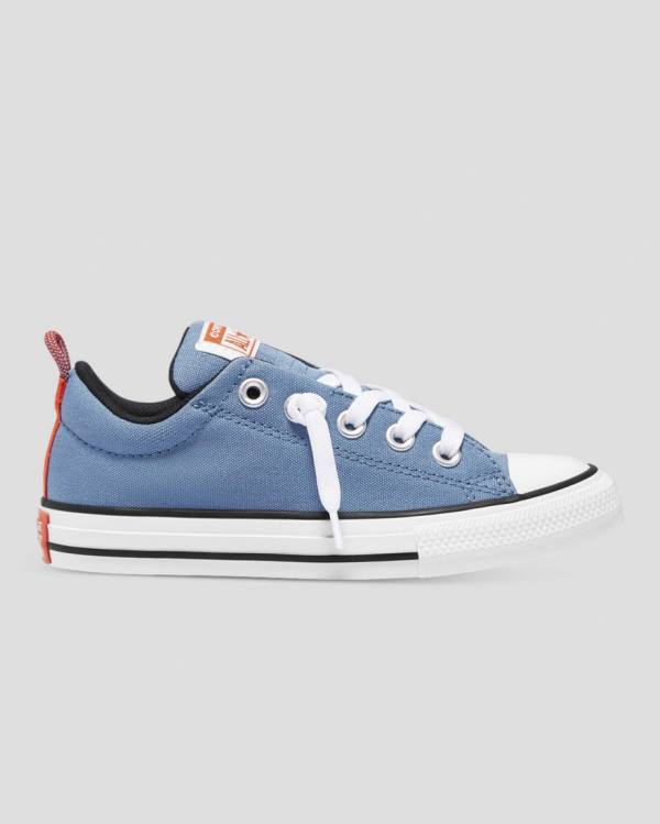 Converse Chuck Taylor All Star Street Slip Sneakers Low Blå | CV-726UQY