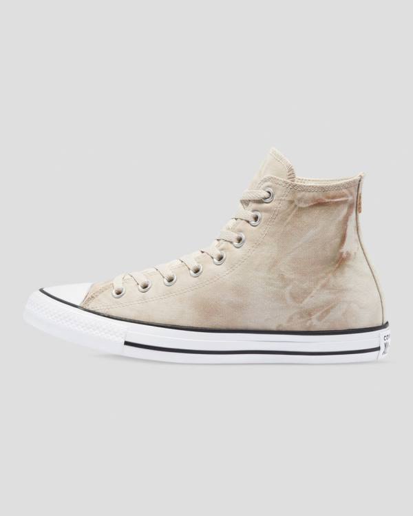 Converse Chuck Taylor All Star Summer Daze Wash Sneakers High Khaki | CV-165BOE