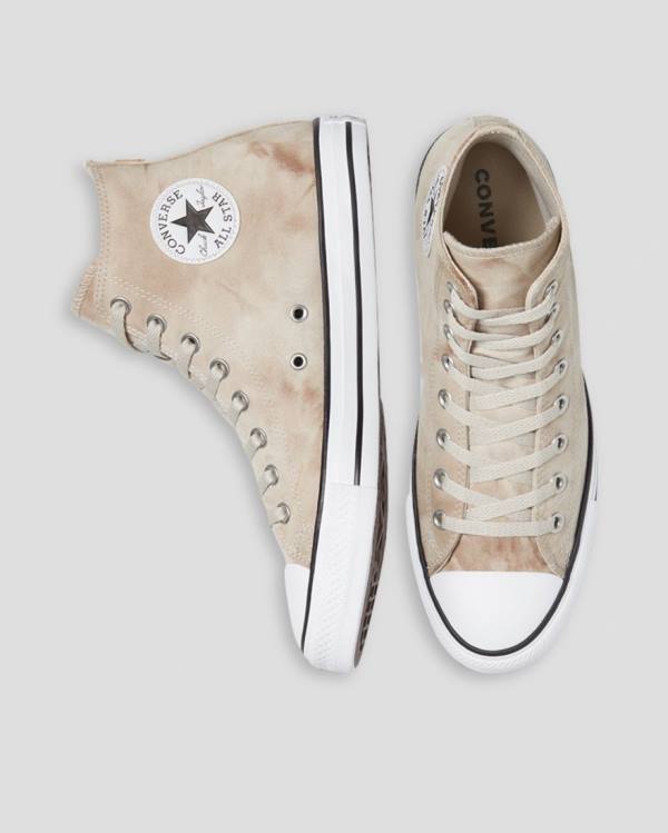 Converse Chuck Taylor All Star Summer Daze Wash Sneakers High Khaki | CV-165BOE