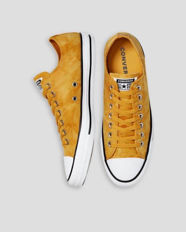 Converse Chuck Taylor All Star Summer Daze Wash Sneakers Low Gul | CV-534RDW
