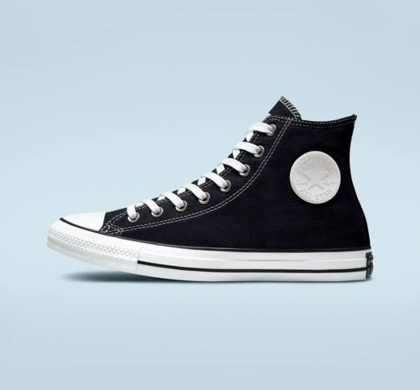 Converse Chuck Taylor All Star Translucent Barcode Sneakers High Sort Hvide | CV-235TLH