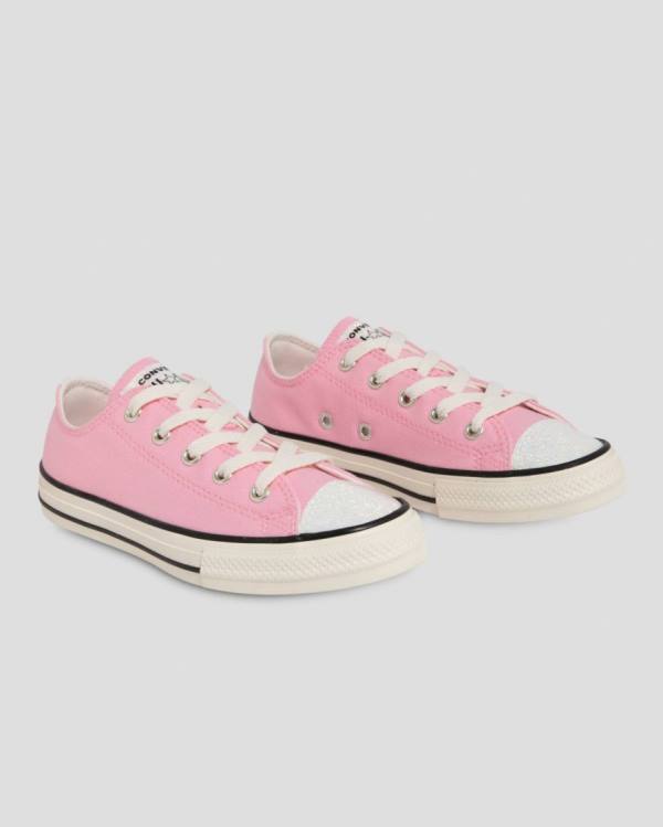 Converse Chuck Taylor All Star UV Glitter Sneakers Low Lyserød | CV-963SVO