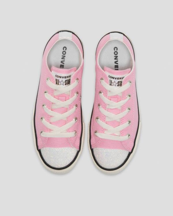 Converse Chuck Taylor All Star UV Glitter Sneakers Low Lyserød | CV-963SVO