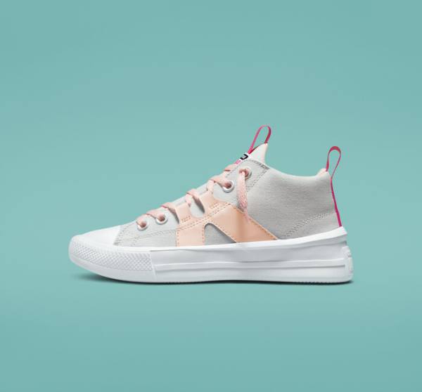 Converse Chuck Taylor All Star Ultra Easy-On Mid Sneakers High Lyserød Lyserød | CV-150SZA