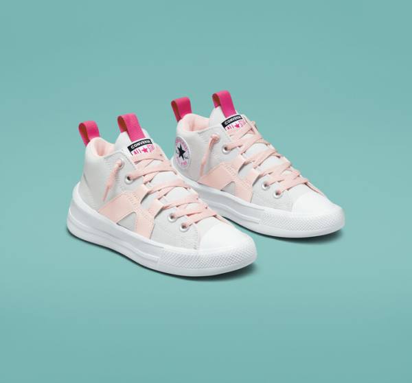 Converse Chuck Taylor All Star Ultra Easy-On Mid Sneakers High Lyserød Lyserød | CV-150SZA