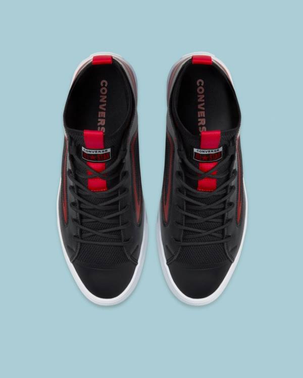 Converse Chuck Taylor All Star Ultra Sneakers Low Sort Rød | CV-568ANI