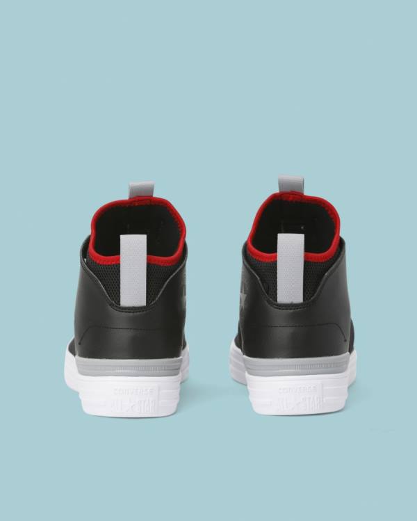 Converse Chuck Taylor All Star Ultra Syntetisk Læder Sneakers High Sort | CV-789GWU