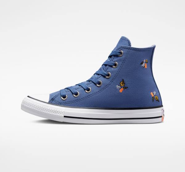 Converse Chuck Taylor All Star We Are Stronger Together Sneakers High Blå Indigo | CV-387VES
