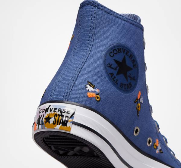 Converse Chuck Taylor All Star We Are Stronger Together Sneakers High Blå Indigo | CV-387VES