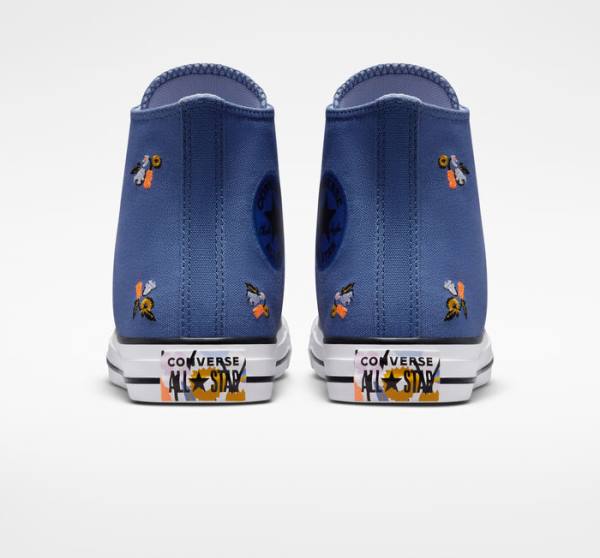 Converse Chuck Taylor All Star We Are Stronger Together Sneakers High Blå Indigo | CV-387VES