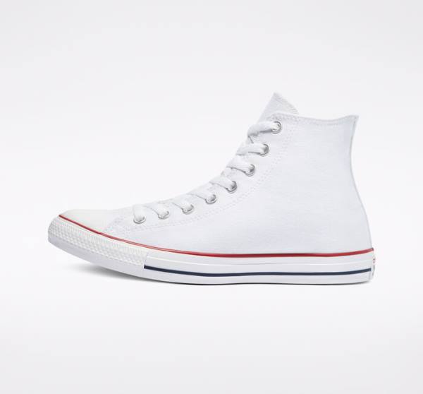 Converse Chuck Taylor All Star White Sneakers High Hvide | CV-763UEL