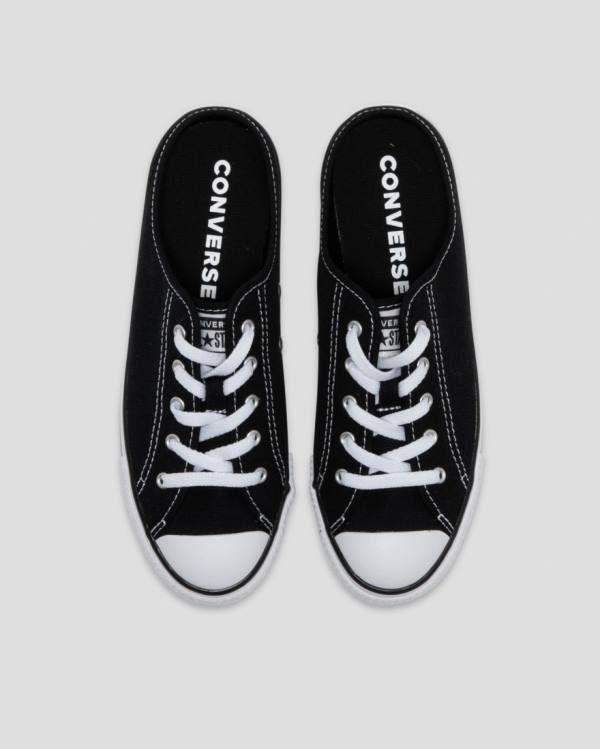 Converse Chuck Taylor Dainty Mule Slip Sneakers Low Sort | CV-264HEU