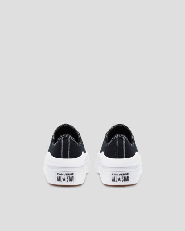 Converse Chuck Taylor Move Platform Sneakers Low Sort | CV-358WPV
