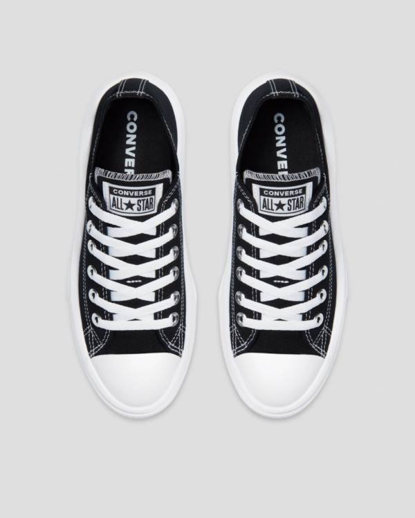 Converse Chuck Taylor Move Platform Sneakers Low Sort | CV-358WPV