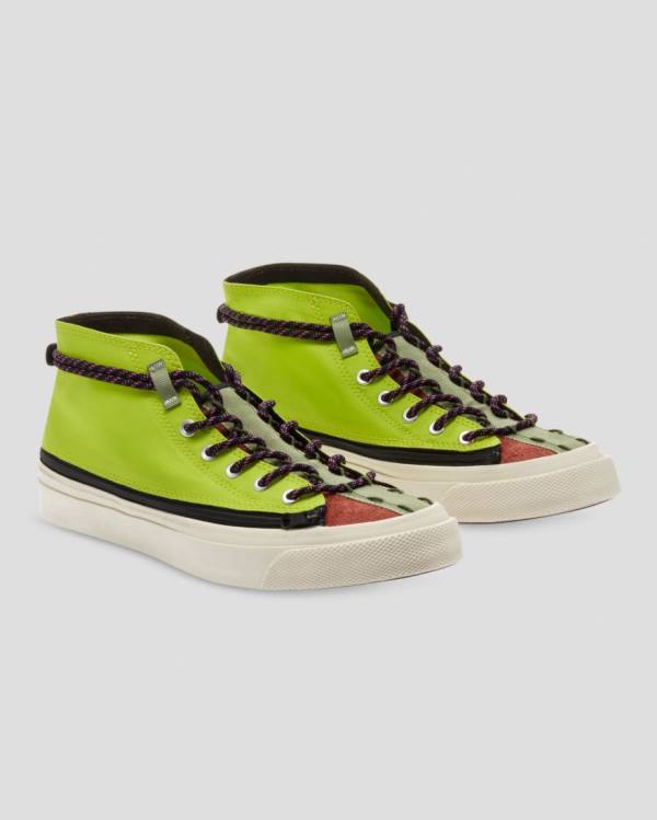 Converse Deck Star Zip Pale Putty Sneakers High Grøn | CV-601IJX