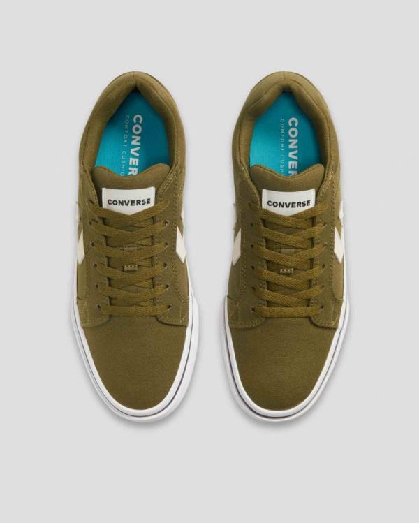 Converse El Distrito Mix And Match Sneakers Low Olivengrøn | CV-394DCT