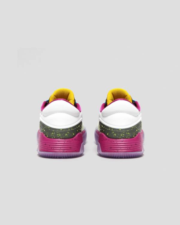 Converse G4 Graffiti Sneakers Low Hvide Lyserød | CV-497BZN