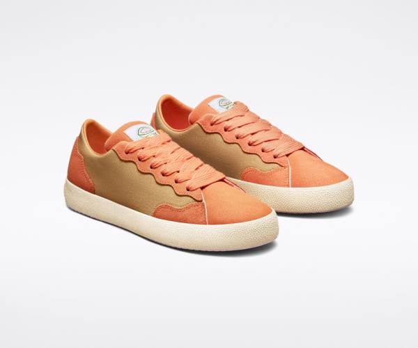 Converse GOLF le FLEUR GLF 2.0 Sneakers Low Dyb Gul Kobber Brune Hvide | CV-876XCL