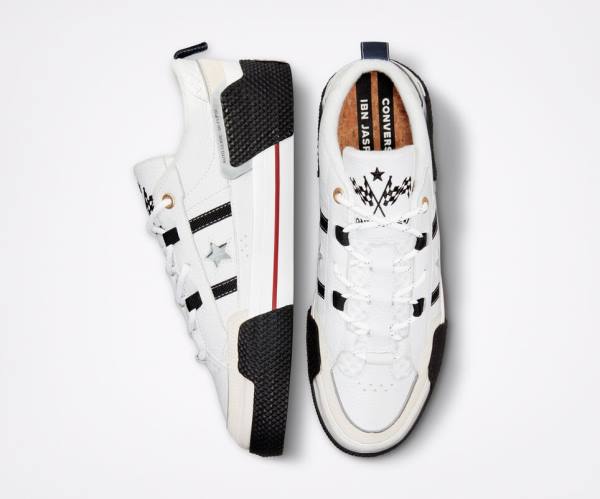 Converse Ibn Jasper One Star Sneakers Low Hvide Sort Hvide | CV-321KJN