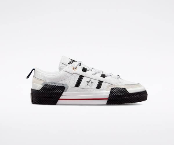 Converse Ibn Jasper One Star Sneakers Low Hvide Sort Hvide | CV-321KJN