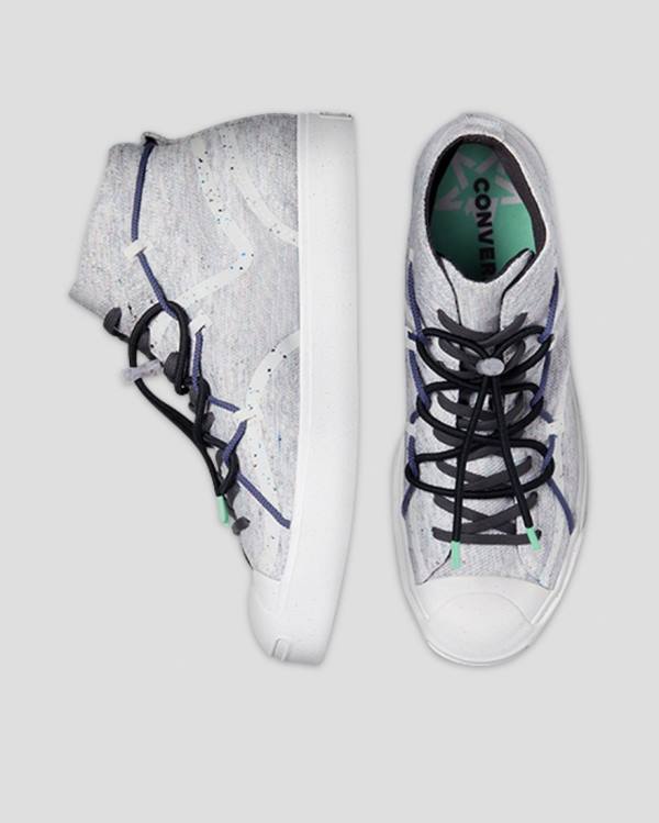 Converse Jack Purcell Ralley Morphlon Sneakers High Grå | CV-829HYK