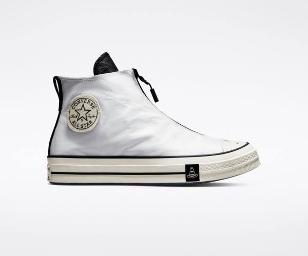 Converse Joshua Vides Chuck 70 Sneakers High Hvide Sort | CV-639PAR