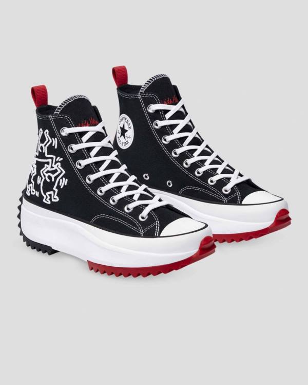 Converse Keith Haring Run Star Hike Sneakers High Sort | CV-984TLU