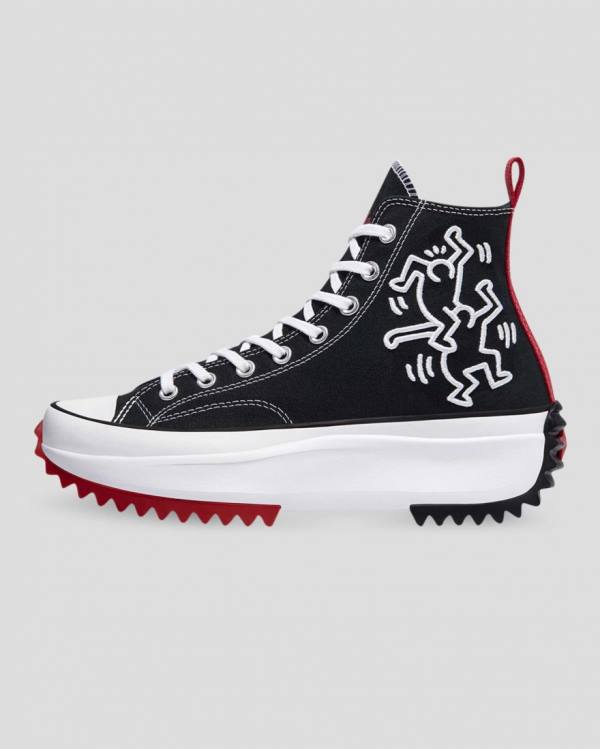 Converse Keith Haring Run Star Hike Sneakers High Sort | CV-984TLU