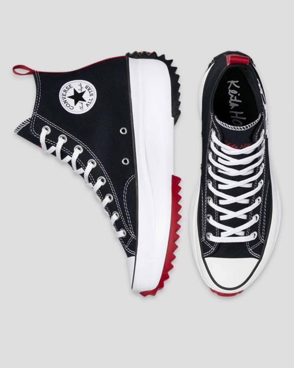Converse Keith Haring Run Star Hike Sneakers High Sort | CV-984TLU