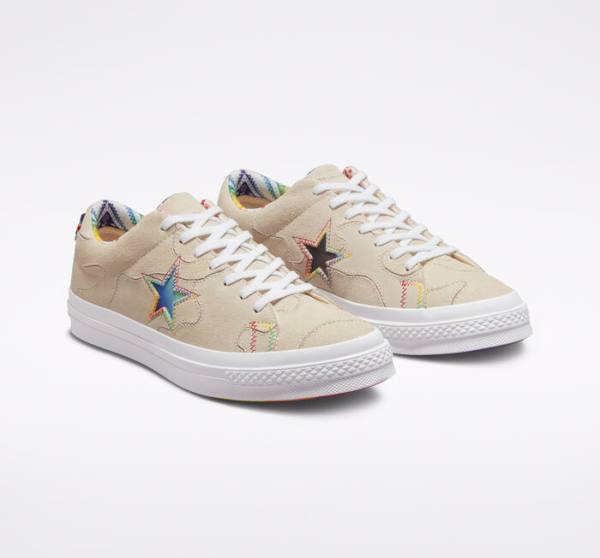 Converse One Star Pride Sneakers Low Rød | CV-128VTU