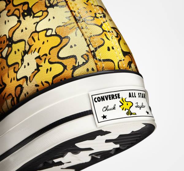 Converse Peanuts Chuck 70 Sneakers High Gul Guld | CV-873YPU