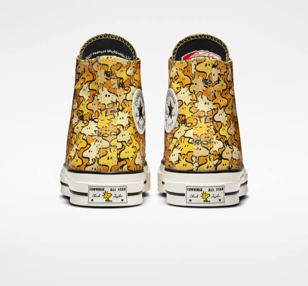 Converse Peanuts Chuck 70 Sneakers High Gul Guld | CV-873YPU