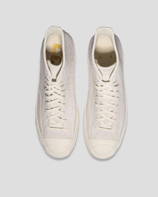 Converse Pop Trading Co Jack Purcell Pro Sneakers High Beige | CV-674CIB
