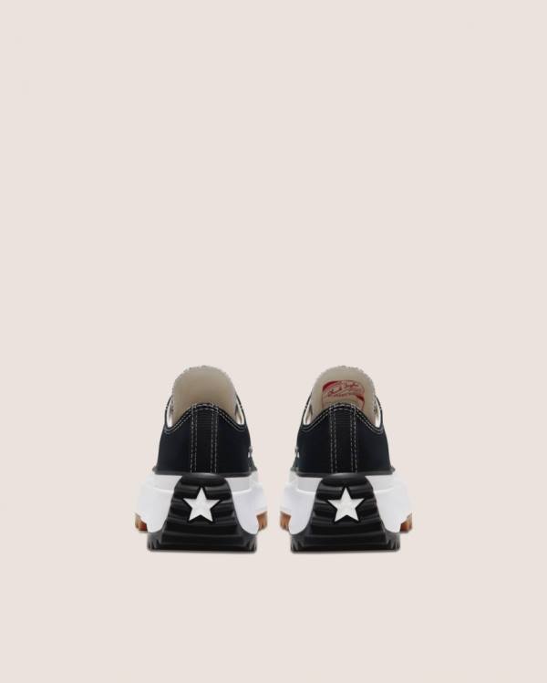 Converse Run Star Hike Canvas Sneakers Low Sort | CV-637YIA