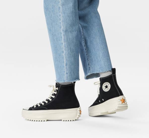 Converse Run Star Hike Platform Ruskind Sneakers High Sort | CV-357PLT